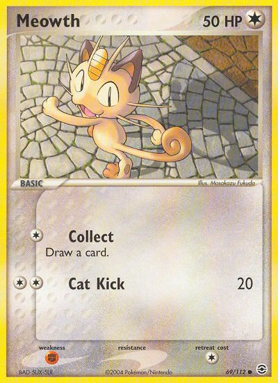 Meowth (69/112) [EX: FireRed & LeafGreen] | Galaxy Games LLC