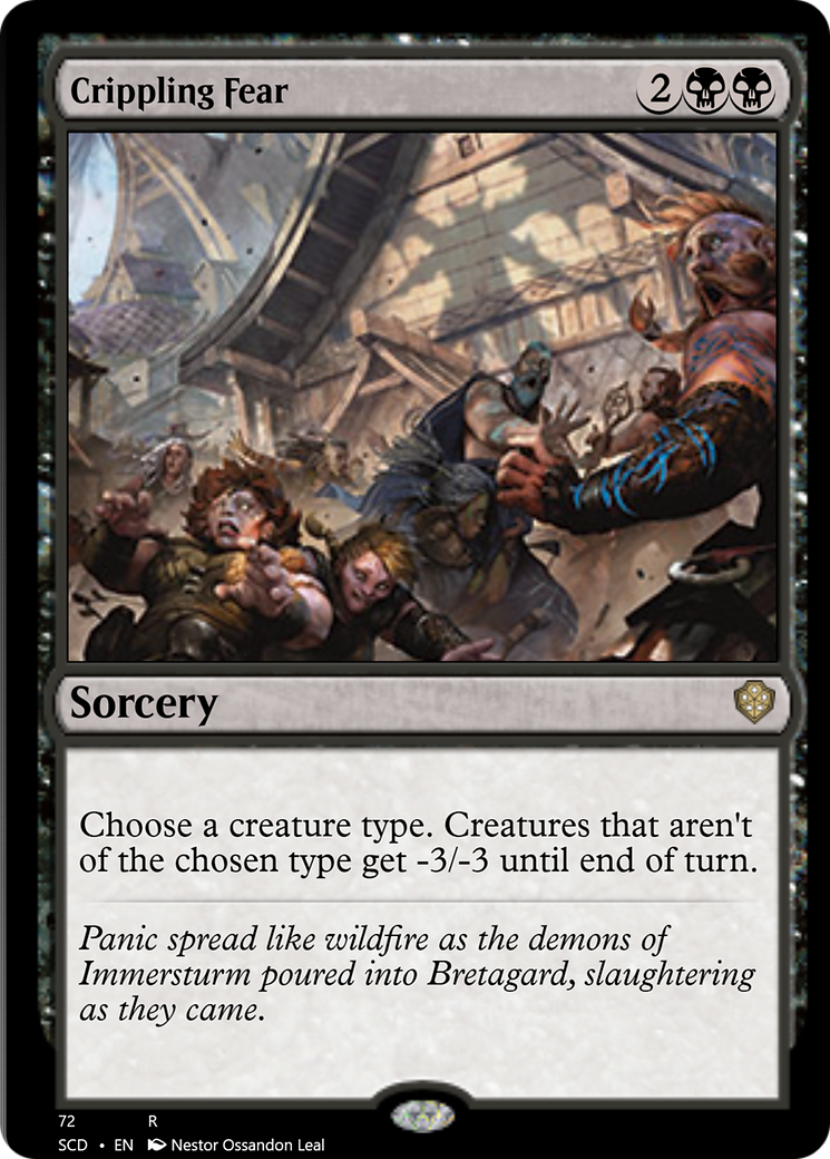 Crippling Fear [Starter Commander Decks] | Galaxy Games LLC