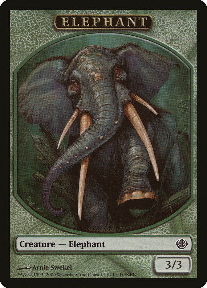 Elephant Token [Duel Decks: Garruk vs. Liliana Tokens] | Galaxy Games LLC