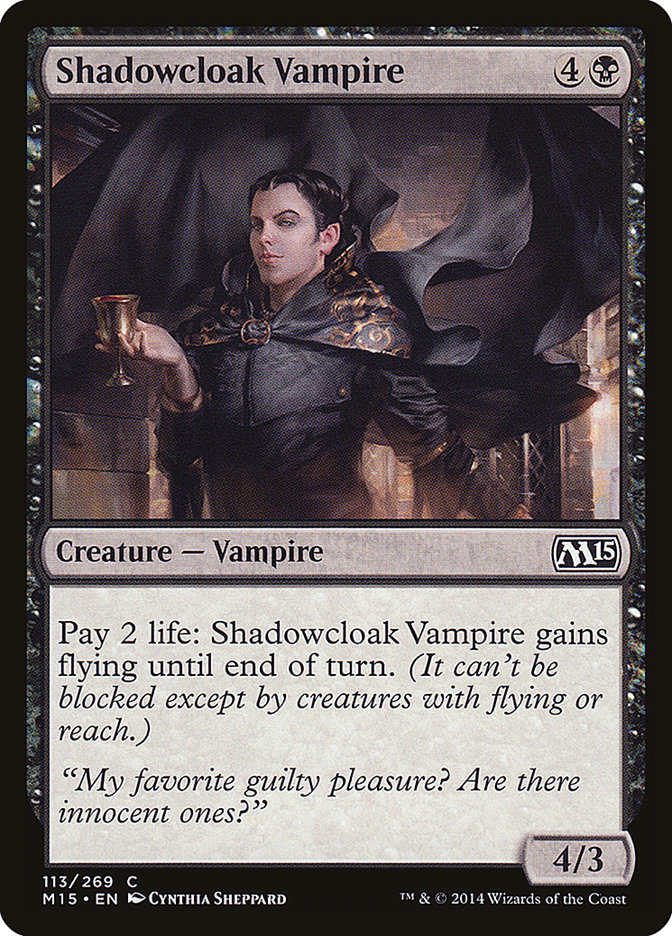 Shadowcloak Vampire [Magic 2015] | Galaxy Games LLC