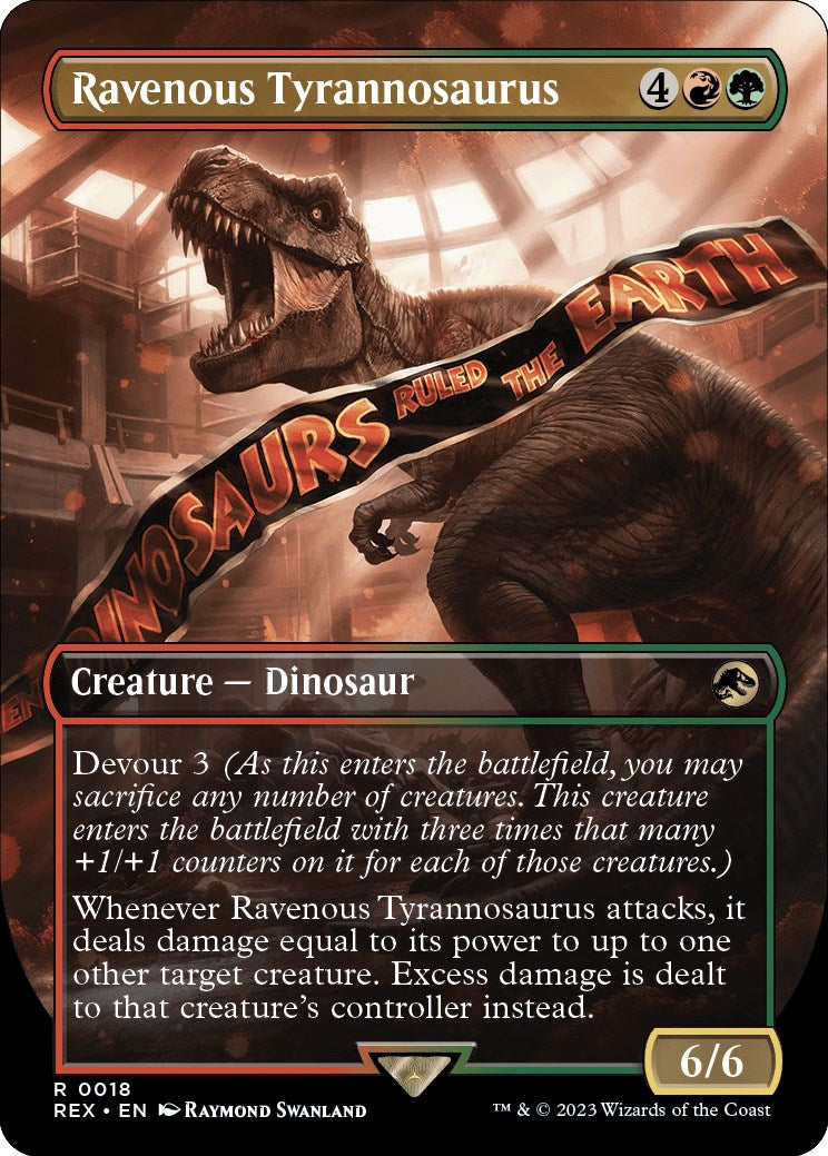 Ravenous Tyrannosaurus (Borderless) [Jurassic World Collection] | Galaxy Games LLC