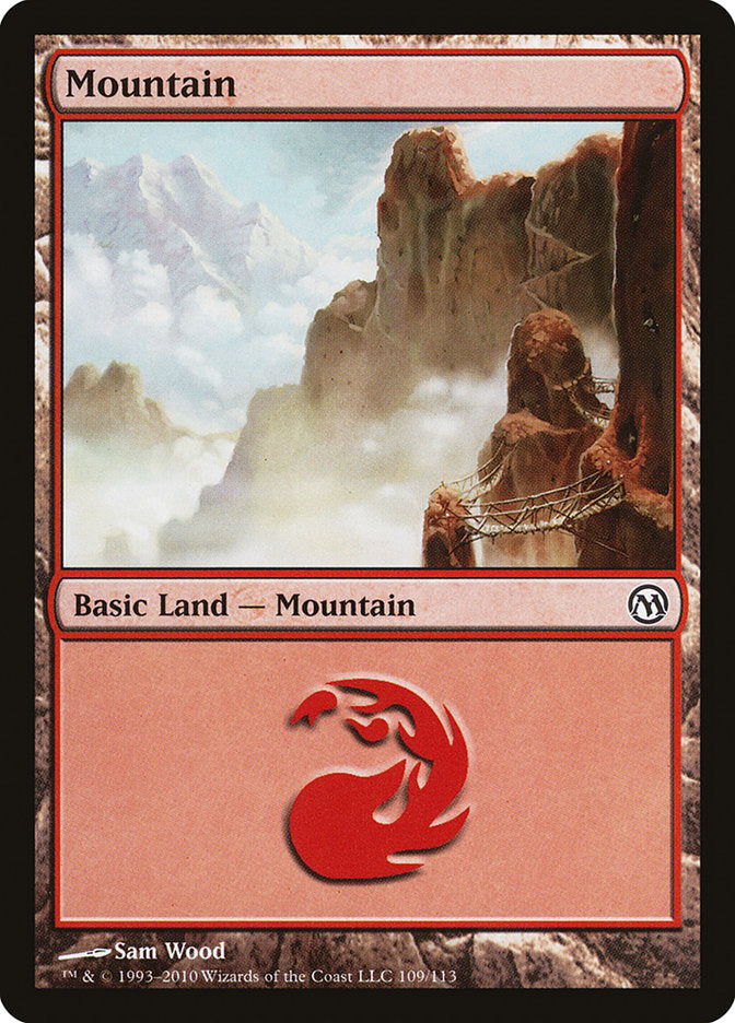 Mountain (109) [Duels of the Planeswalkers] | Galaxy Games LLC