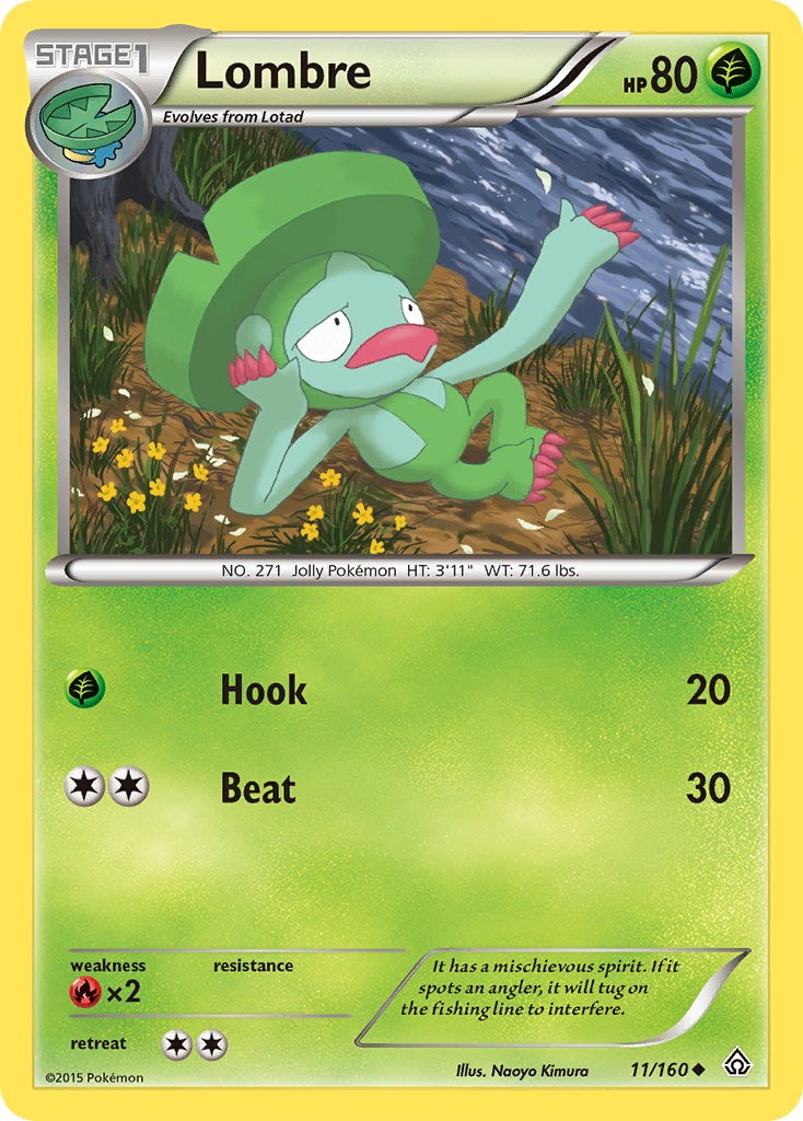 Lombre (11/160) [XY: Primal Clash] | Galaxy Games LLC