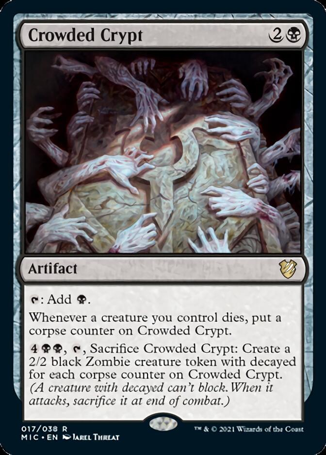 Crowded Crypt [Innistrad: Midnight Hunt Commander] | Galaxy Games LLC