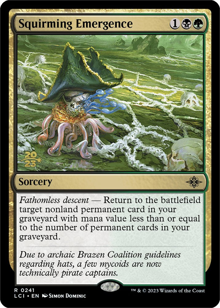 Squirming Emergence [The Lost Caverns of Ixalan Prerelease Cards] | Galaxy Games LLC