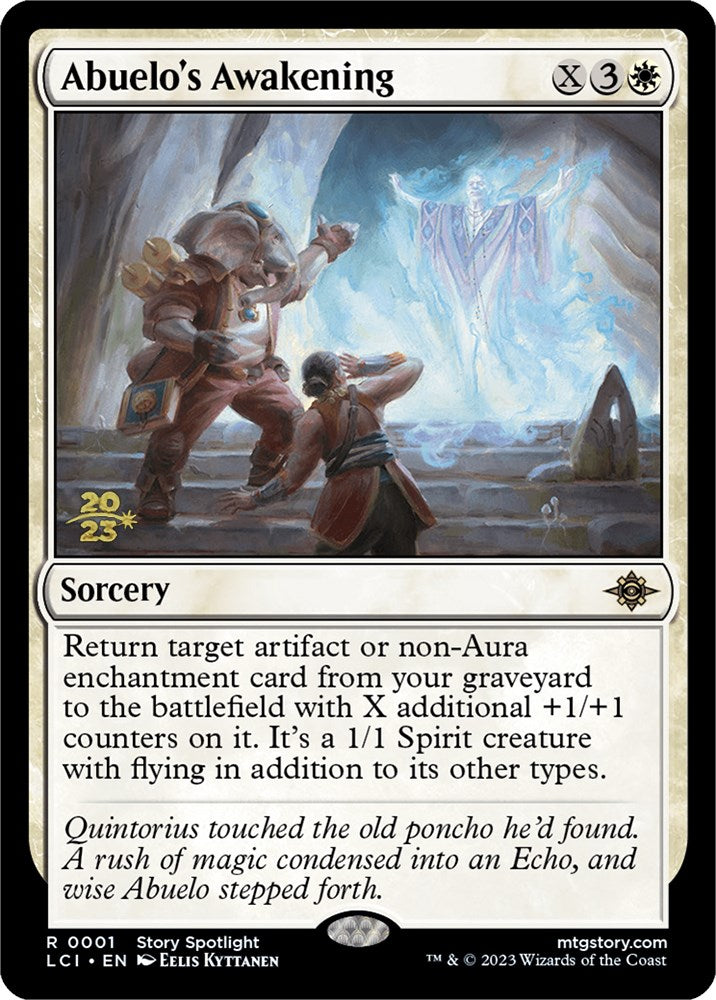 Abuelo's Awakening [The Lost Caverns of Ixalan Prerelease Cards] | Galaxy Games LLC