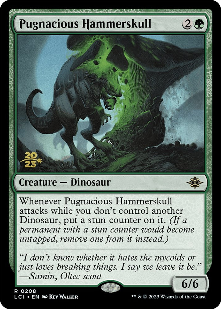 Pugnacious Hammerskull [The Lost Caverns of Ixalan Prerelease Cards] | Galaxy Games LLC