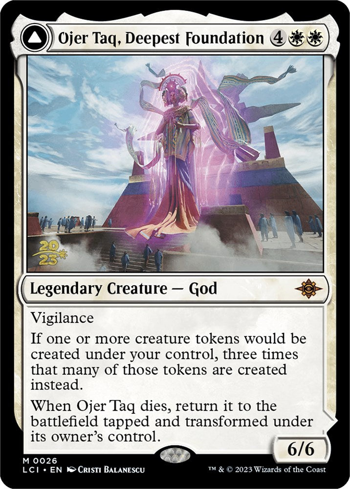 Ojer Taq, Deepest Foundation // Temple of Civilization [The Lost Caverns of Ixalan Prerelease Cards] | Galaxy Games LLC