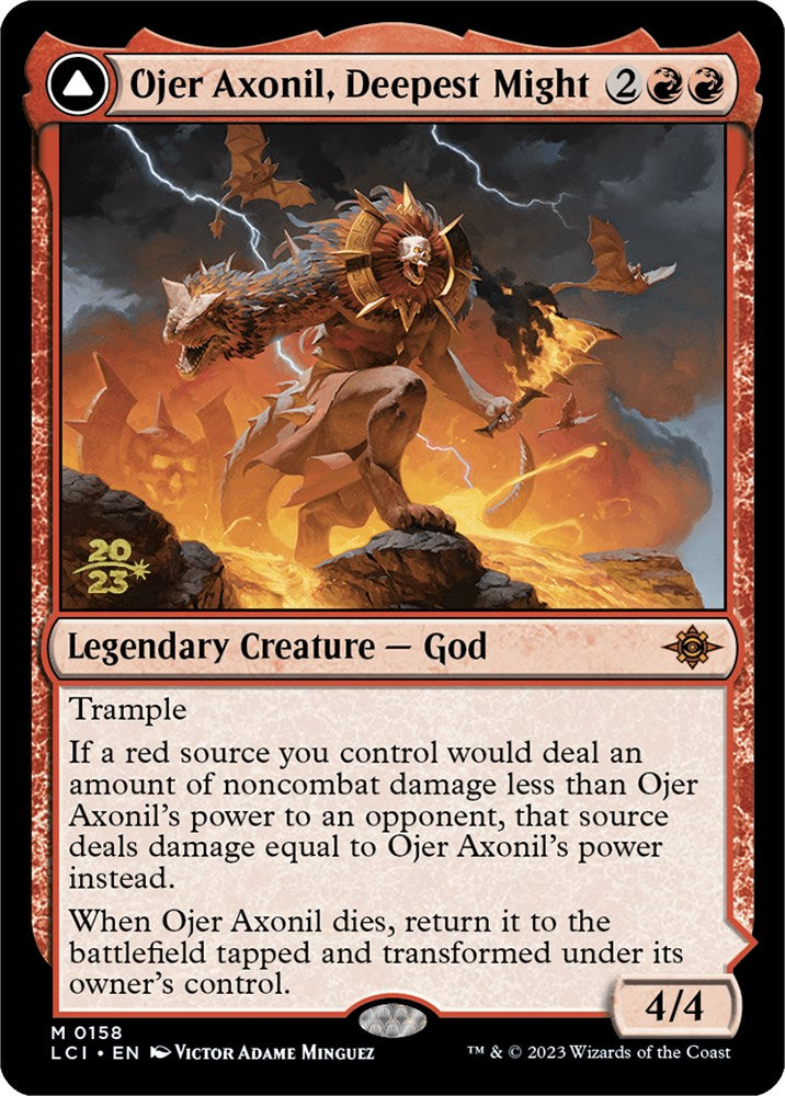 Ojer Axonil, Deepest Might [The Lost Caverns of Ixalan Prerelease Cards] | Galaxy Games LLC