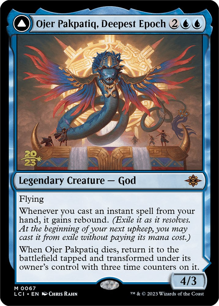 Ojer Pakpatiq, Deepest Epoch // Temple of Cyclical Time [The Lost Caverns of Ixalan Prerelease Cards] | Galaxy Games LLC