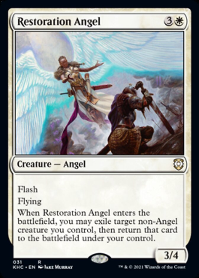 Restoration Angel [Kaldheim Commander] | Galaxy Games LLC