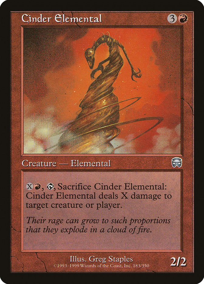 Cinder Elemental [Mercadian Masques] | Galaxy Games LLC