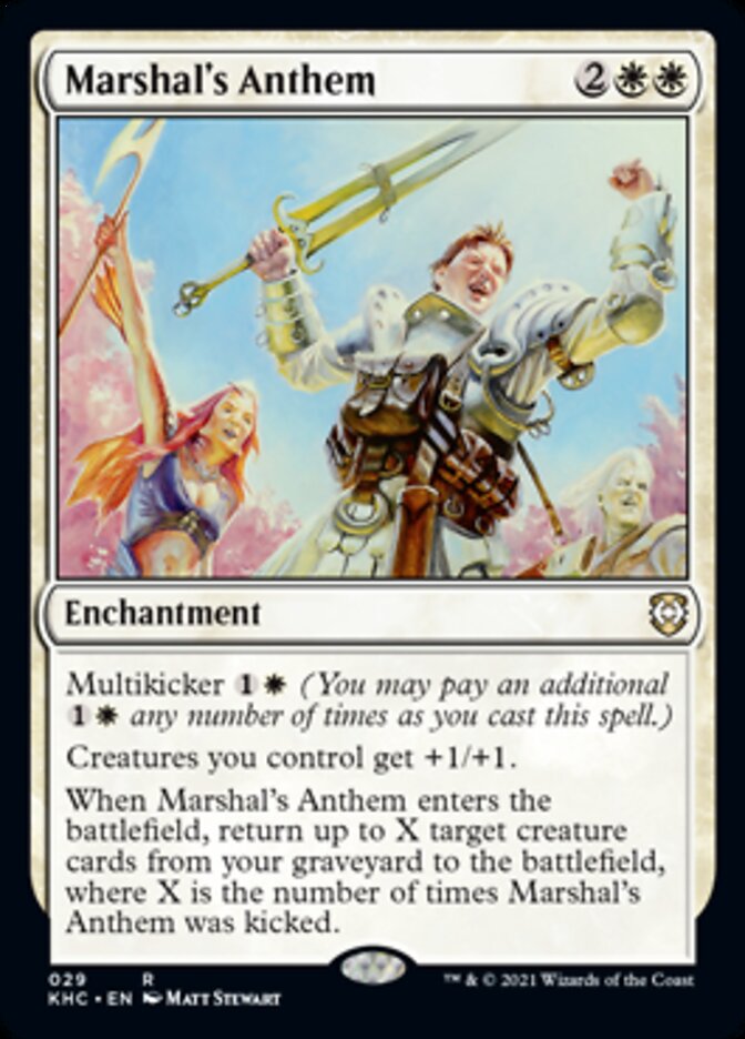 Marshal's Anthem [Kaldheim Commander] | Galaxy Games LLC