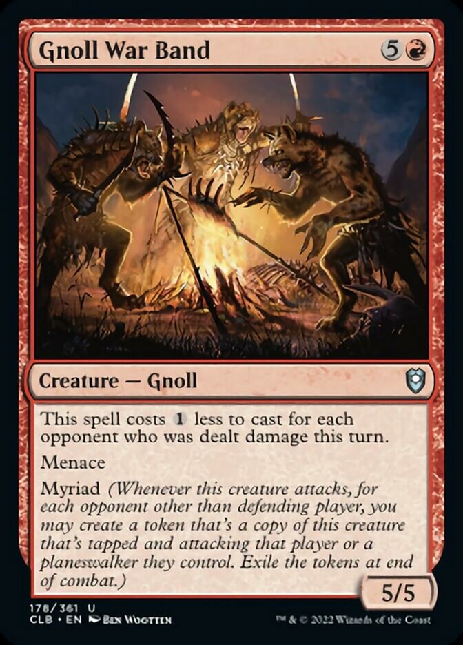 Gnoll War Band [Commander Legends: Battle for Baldur's Gate] | Galaxy Games LLC
