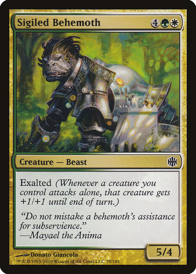 Sigiled Behemoth [Alara Reborn] | Galaxy Games LLC