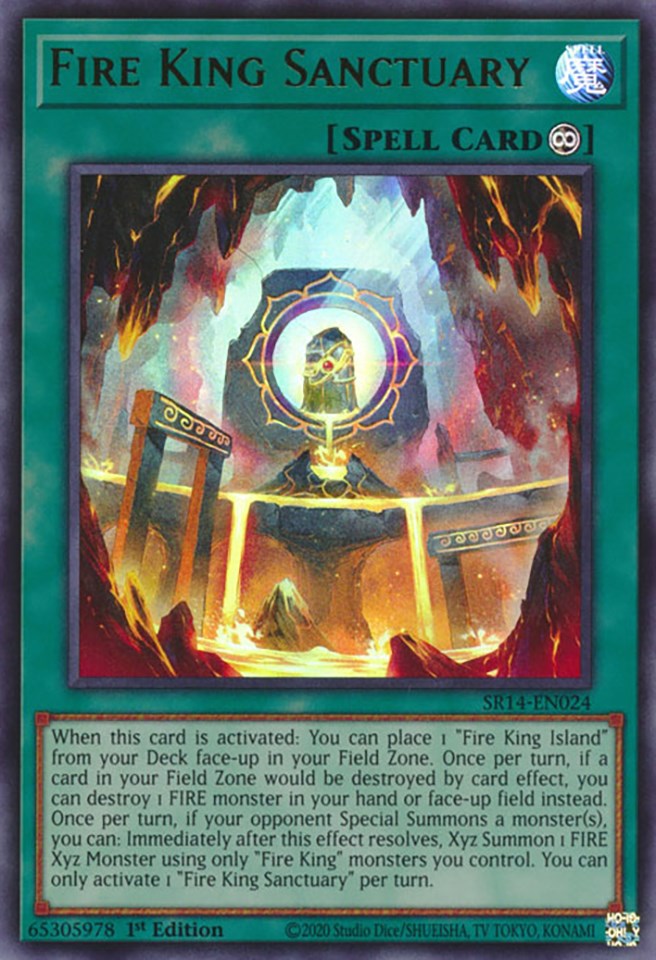 Fire King Sanctuary [SR14-EN024] Ultra Rare | Galaxy Games LLC