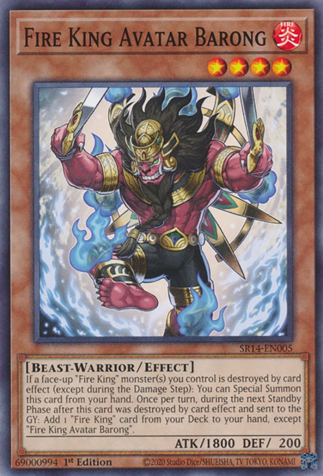 Fire King Avatar Barong [SR14-EN005] Common | Galaxy Games LLC