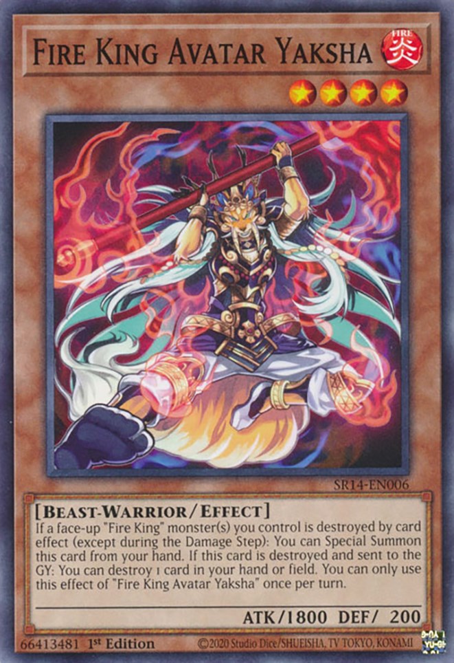 Fire King Avatar Yaksha [SR14-EN006] Common | Galaxy Games LLC