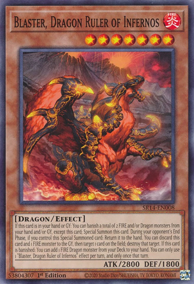 Blaster, Dragon Ruler of Infernos [SR14-EN008] Common | Galaxy Games LLC