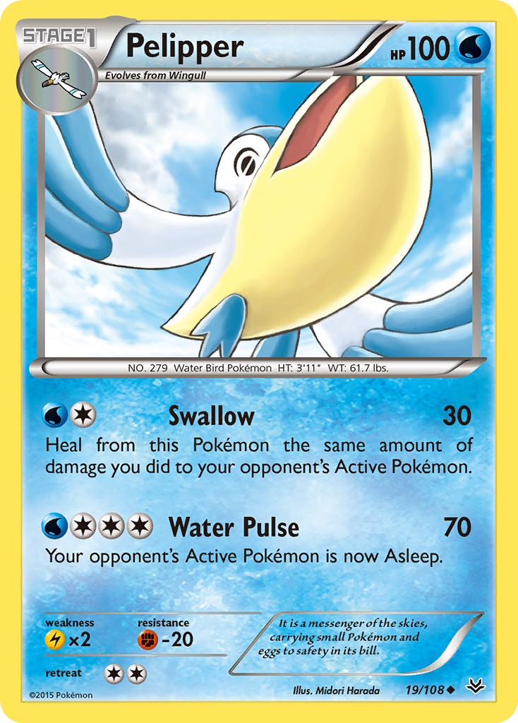 Pelipper (19/108) [XY: Roaring Skies] | Galaxy Games LLC