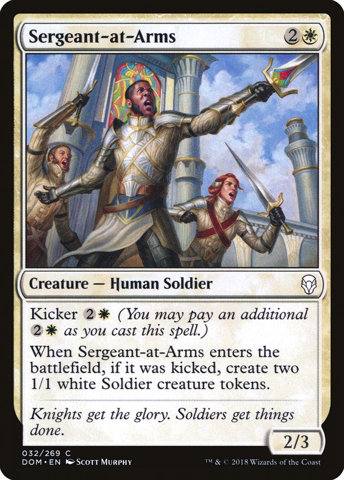 Sergeant-at-Arms [Dominaria] | Galaxy Games LLC