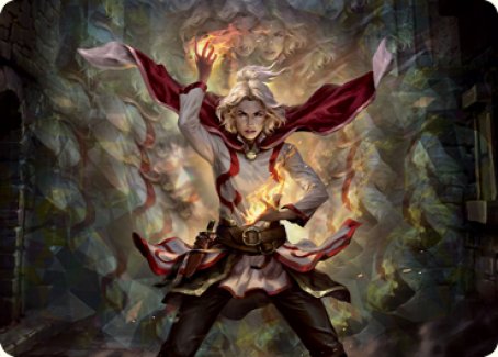 Delina, Wild Mage Art Card [Dungeons & Dragons: Adventures in the Forgotten Realms Art Series] | Galaxy Games LLC