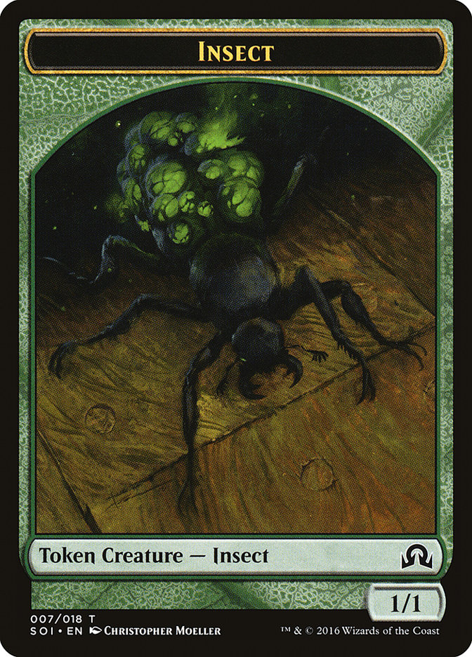 Insect Token [Shadows over Innistrad Tokens] | Galaxy Games LLC