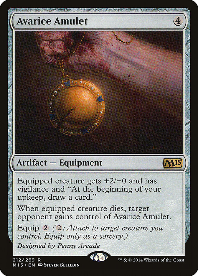 Avarice Amulet [Magic 2015] | Galaxy Games LLC
