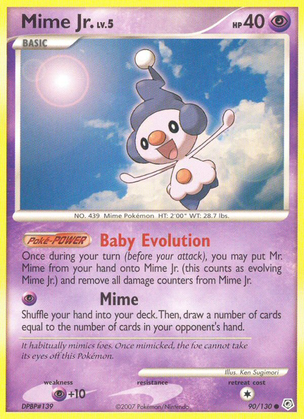 Mime Jr. (90/130) [Diamond & Pearl: Base Set] | Galaxy Games LLC