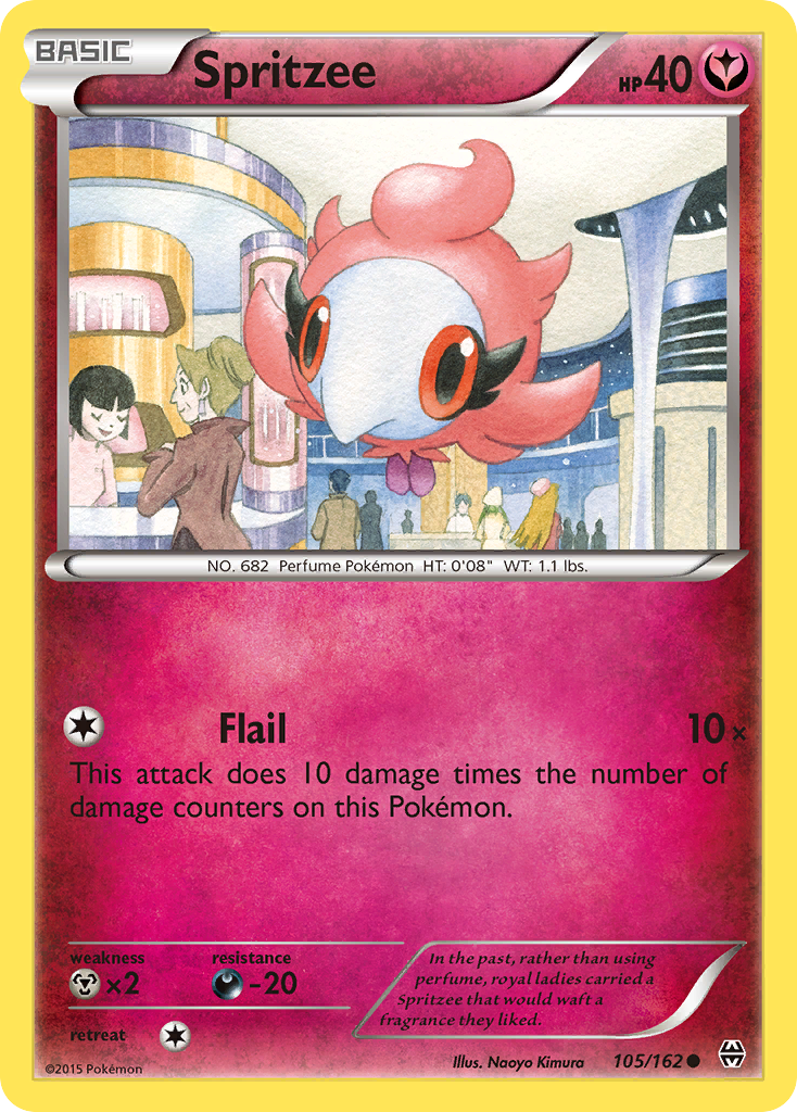 Spritzee (105/162) [XY: BREAKthrough] | Galaxy Games LLC