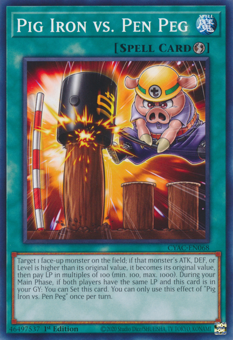 Pig Iron vs. Pen Peg [CYAC-EN068] Common | Galaxy Games LLC