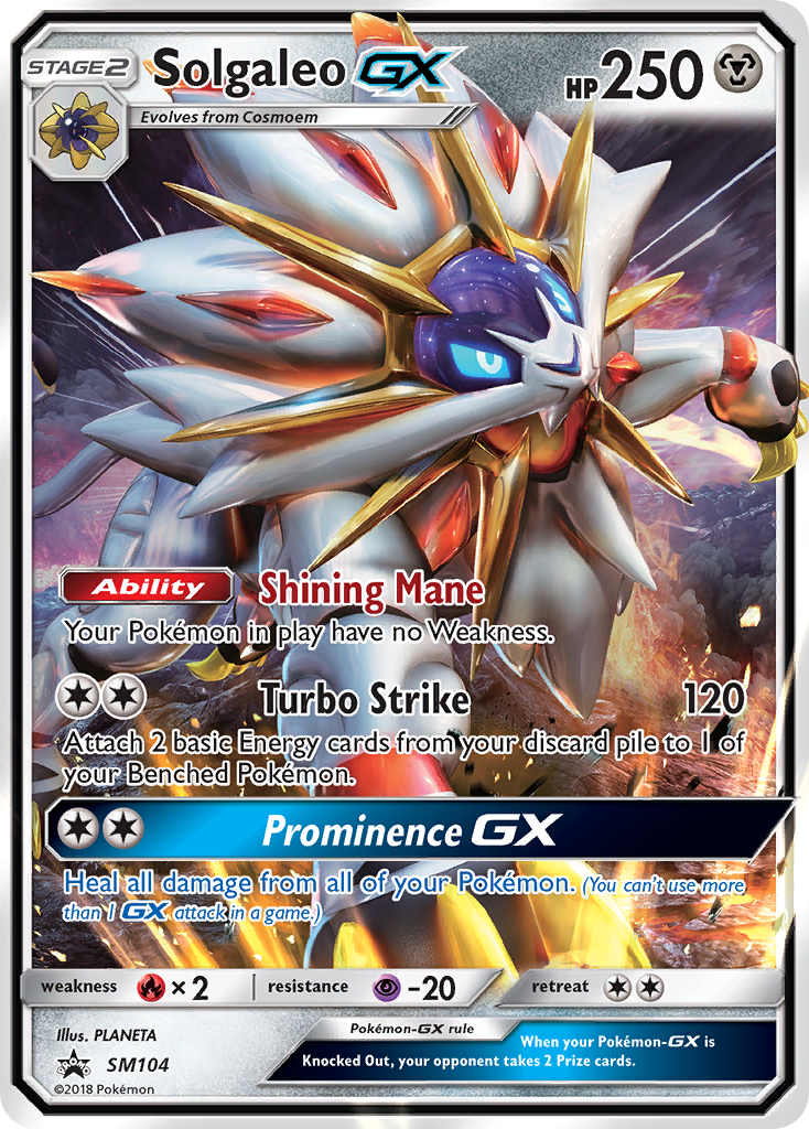 Solgaleo GX (SM104) [Sun & Moon: Black Star Promos] | Galaxy Games LLC