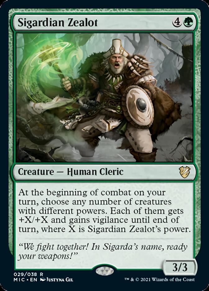 Sigardian Zealot [Innistrad: Midnight Hunt Commander] | Galaxy Games LLC