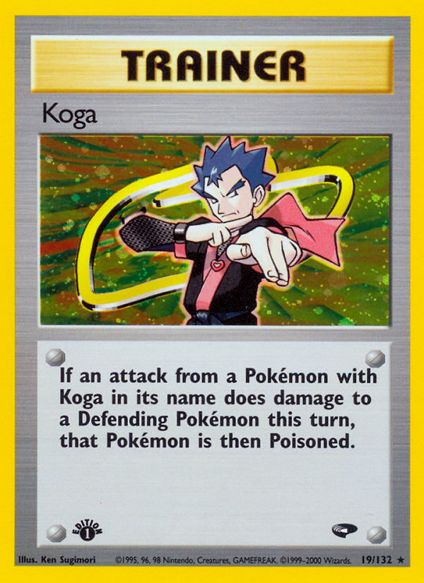 Koga (19/132) [Gym Challenge 1st Edition] | Galaxy Games LLC