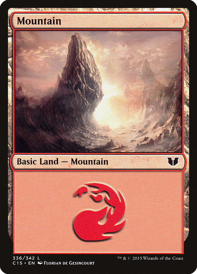 Mountain (336) [Commander 2015] | Galaxy Games LLC