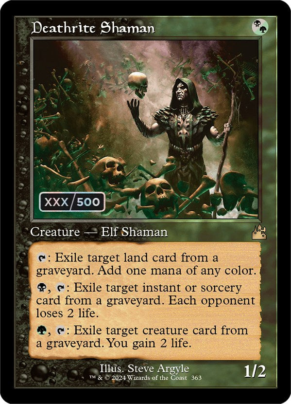 Deathrite Shaman (Retro) (Serialized) [Ravnica Remastered] | Galaxy Games LLC