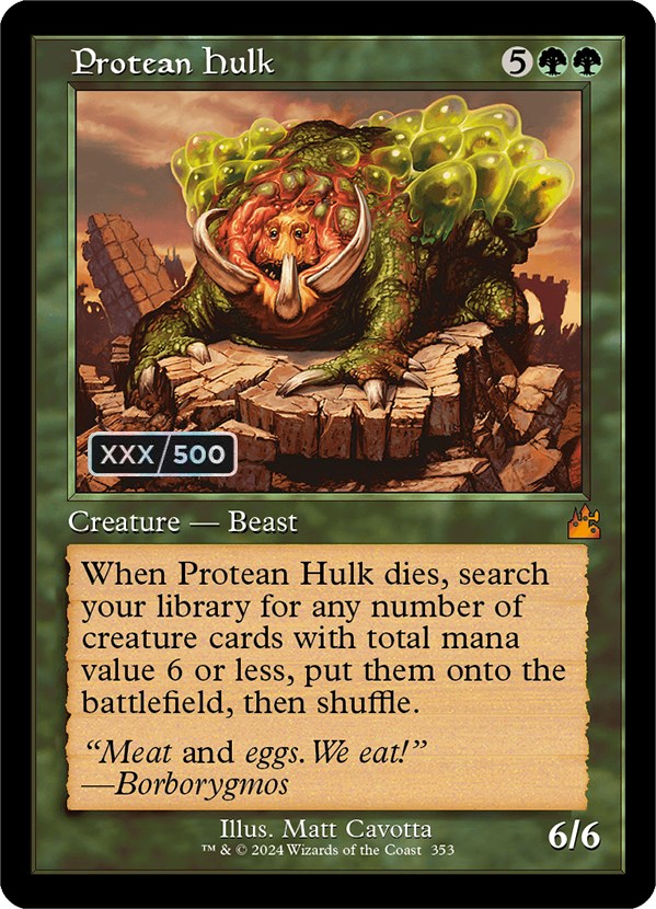 Protean Hulk (Retro) (Serialized) [Ravnica Remastered] | Galaxy Games LLC