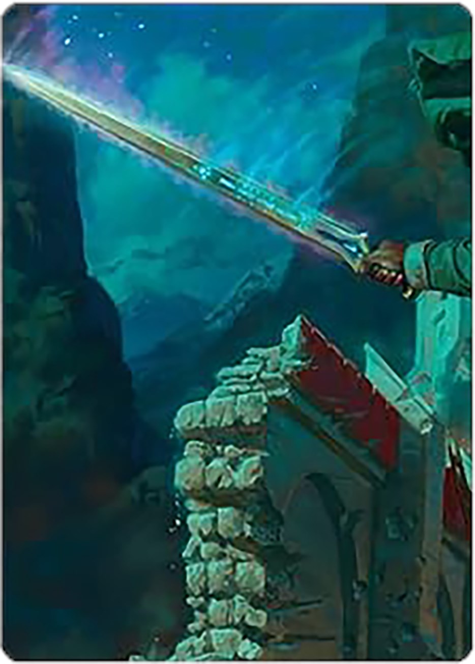 Anduril, Narsil Reforged Art Card [The Lord of the Rings: Tales of Middle-earth Art Series] | Galaxy Games LLC