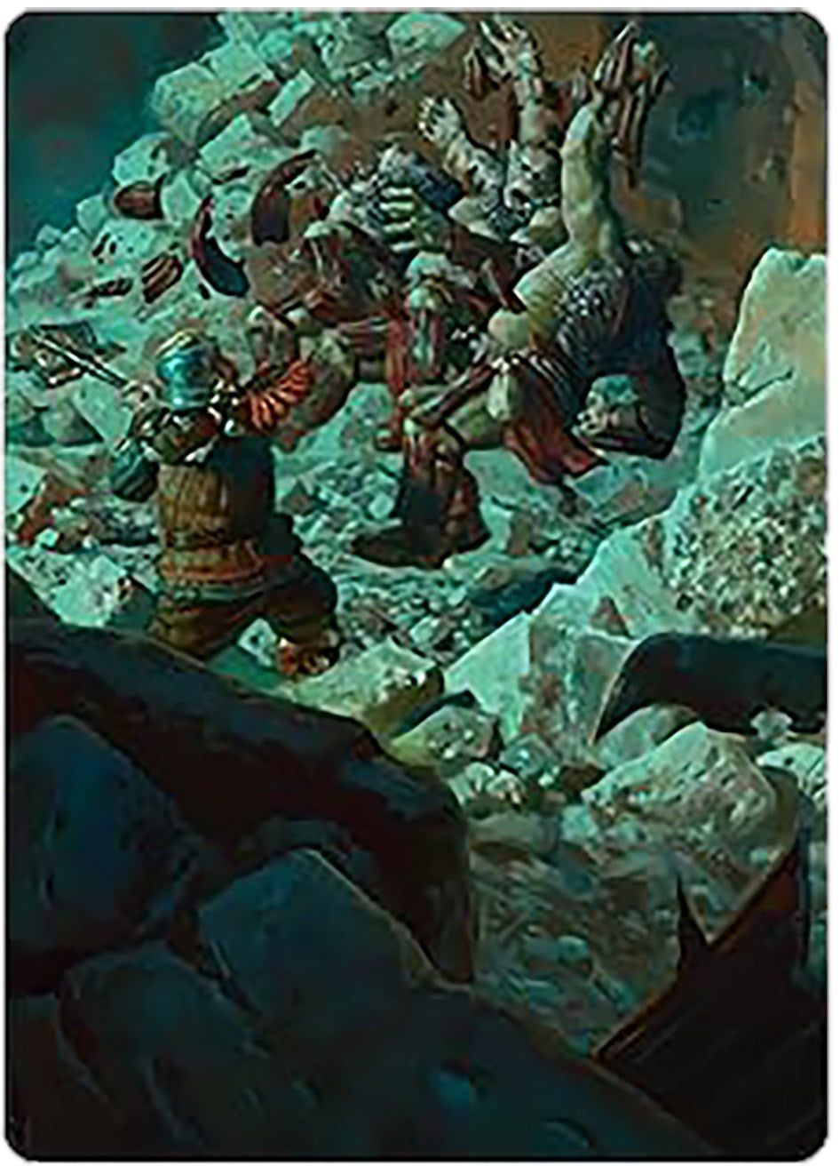 Gimli's Reckless Might Art Card [The Lord of the Rings: Tales of Middle-earth Art Series] | Galaxy Games LLC