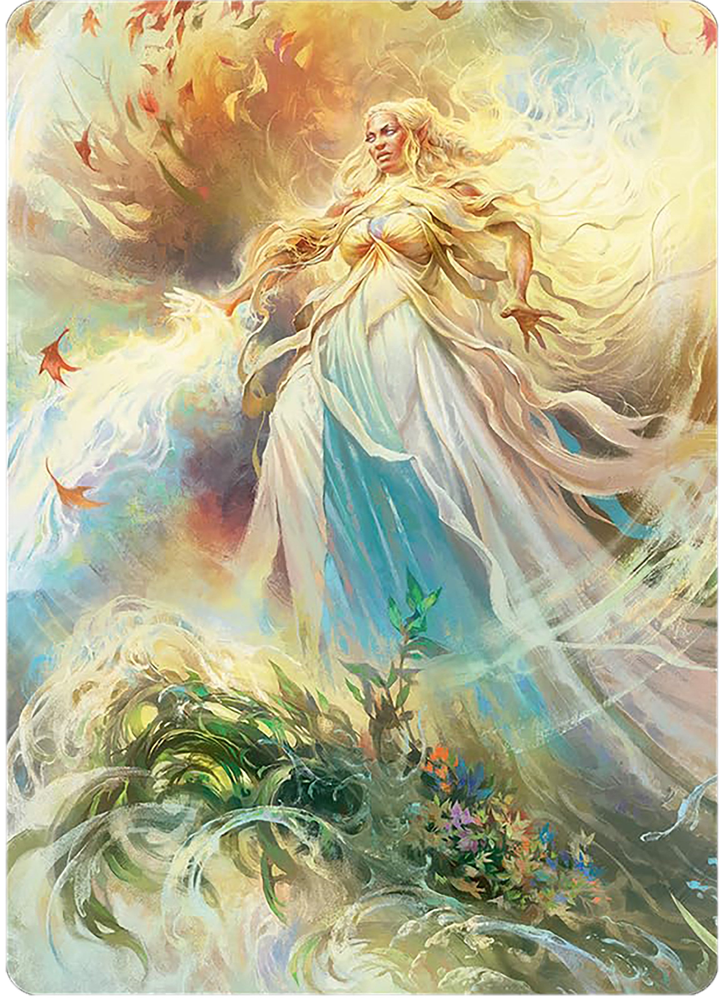 Galadriel, Light of Valinor Art Card [The Lord of the Rings: Tales of Middle-earth Art Series] | Galaxy Games LLC