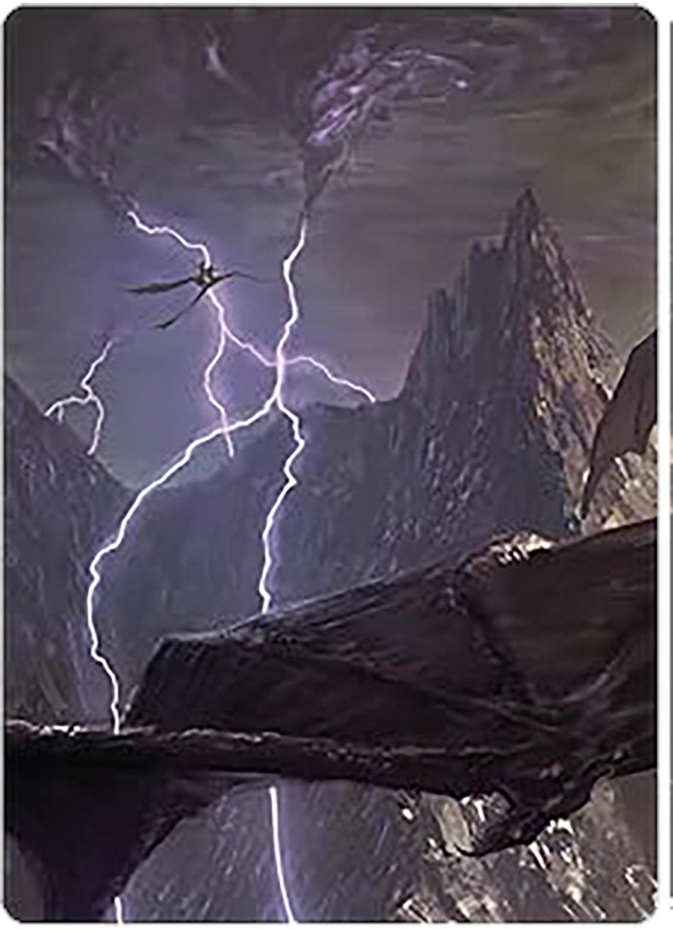 Call Forth the Tempest Art Card [The Lord of the Rings: Tales of Middle-earth Art Series] | Galaxy Games LLC