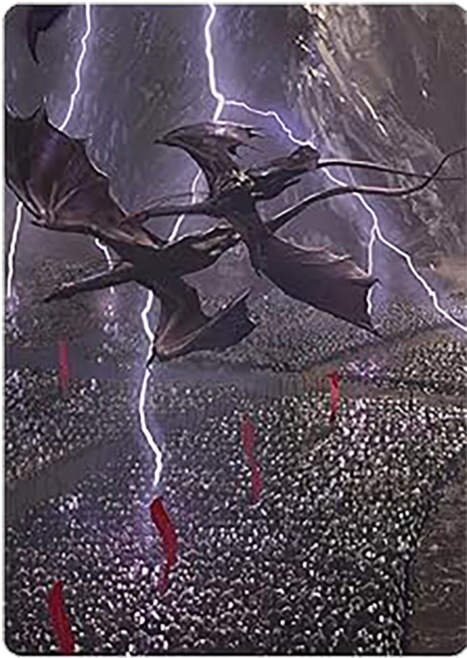 Mordor on the March Art Card [The Lord of the Rings: Tales of Middle-earth Art Series] | Galaxy Games LLC