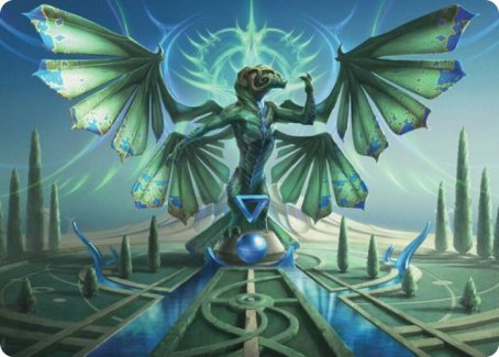 Tanazir Quandrix Art Card [Strixhaven: School of Mages Art Series] | Galaxy Games LLC