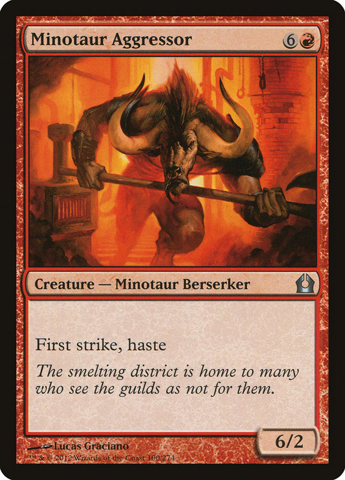 Minotaur Aggressor [Return to Ravnica] | Galaxy Games LLC