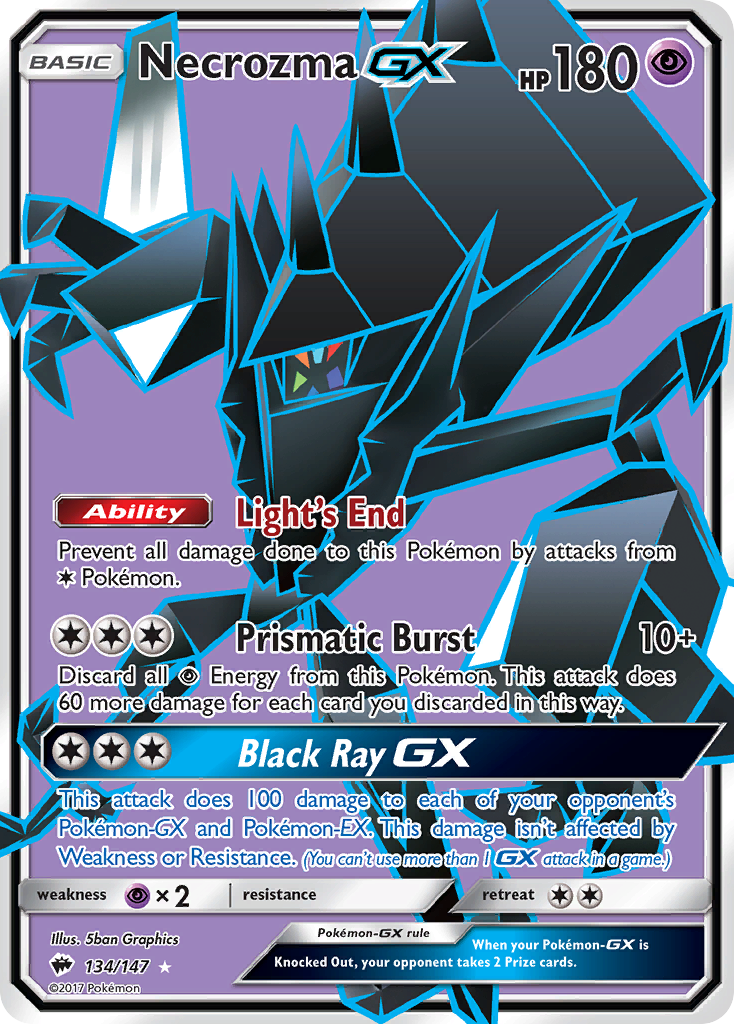 Necrozma GX (134/147) [Sun & Moon: Burning Shadows] | Galaxy Games LLC