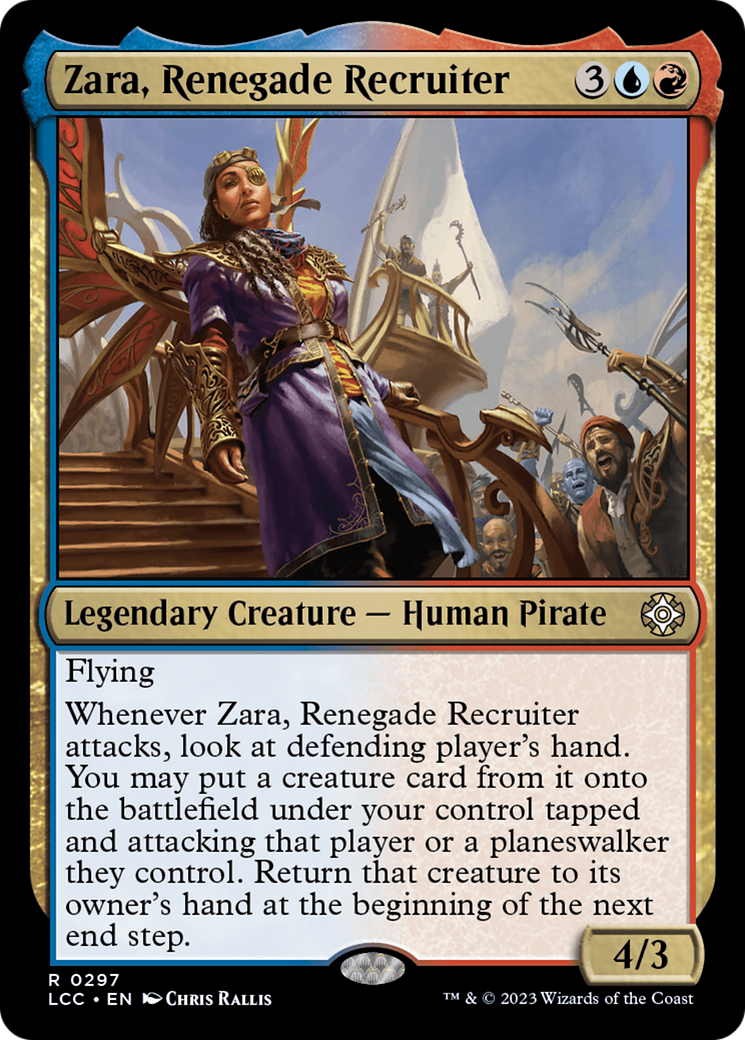 Zara, Renegade Recruiter [The Lost Caverns of Ixalan Commander] | Galaxy Games LLC