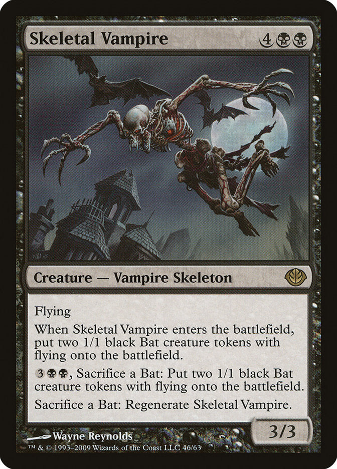 Skeletal Vampire [Duel Decks: Garruk vs. Liliana] | Galaxy Games LLC