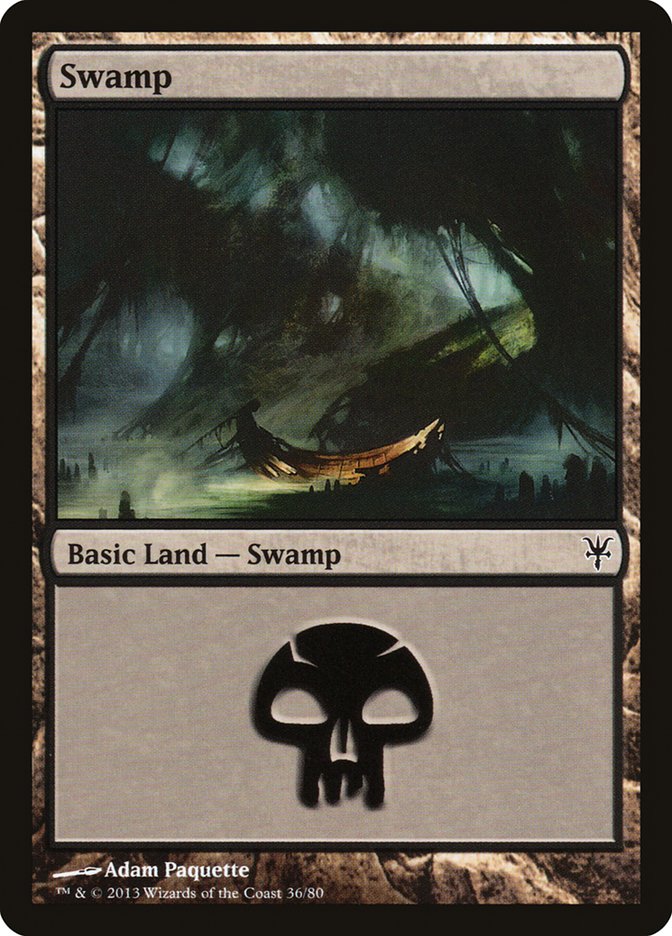 Swamp (36) [Duel Decks: Sorin vs. Tibalt] | Galaxy Games LLC