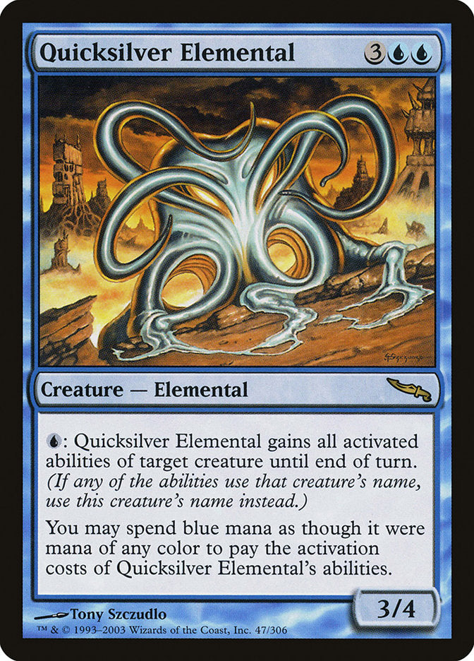 Quicksilver Elemental [Mirrodin] | Galaxy Games LLC