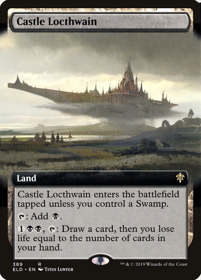 Castle Locthwain (Extended Art) [Throne of Eldraine] | Galaxy Games LLC